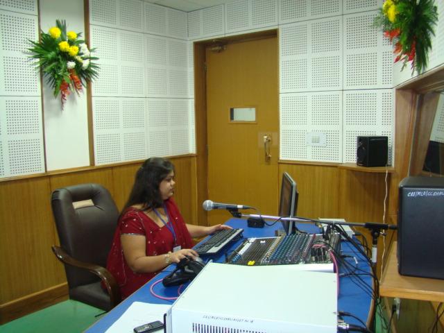 Transmission booth of CRS at HAU Hissar